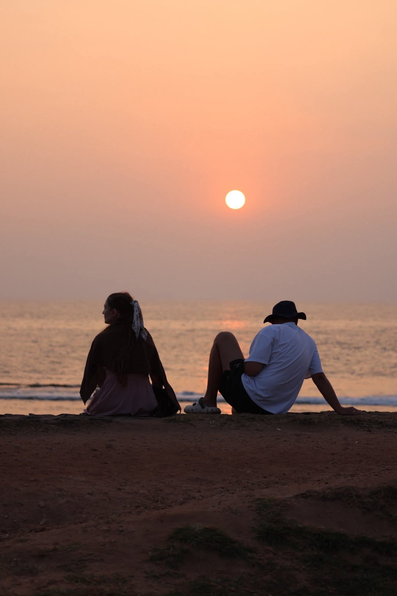 Sunset beach Sri Lanka